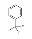 1,1-Difluoroethylbenzene structure, CAS 657-35-2