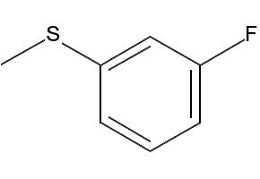 3-Fluorothioanisole structure, CAS 658-28-6