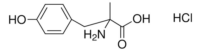 DL-alpha-Methyltyrosine structure, CAS 658-48-0
