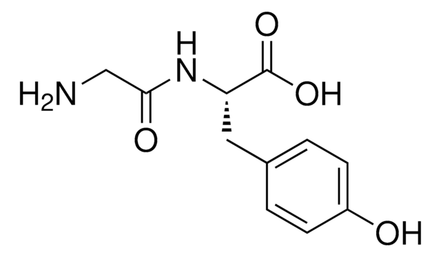 Glycyl-L-tyrosine structure, CAS 658-79-7
