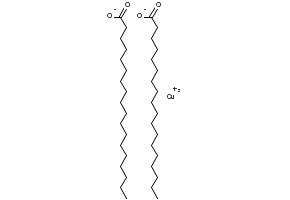 Cupric stearate structure, CAS 660-60-6