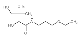 Pantothenyl ethyl ether structure, CAS 667-83-4