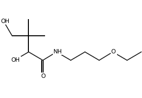 DL-Pantothenyl ethyl ether structure, CAS 667-84-5