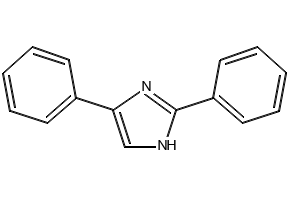 2,4-Diphenylimidazole structure, CAS 670-83-7