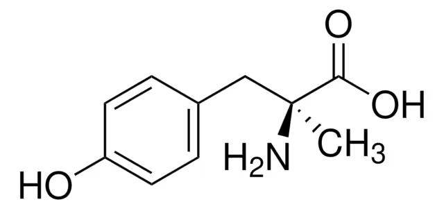 L-alpha-Methyltyrosine structure, CAS 672-87-7