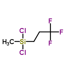 (3,3,3-Trifluoropropyl)dichloromethylsilane structure, CAS 675-62-7