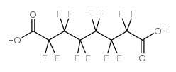 Perfluorosuberic acid dihydrate structure, CAS 678-45-5
