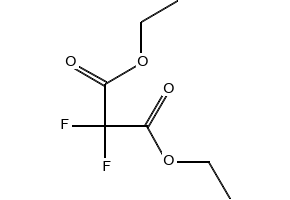 Diethyl 2,2-difluoromalonate structure, CAS 680-65-9