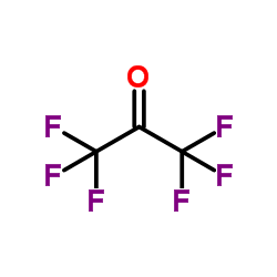 Hexafluoroacetone structure, CAS 684-16-2