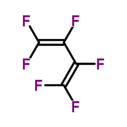Hexafluoro-1,3-butadiene structure, CAS 685-63-2