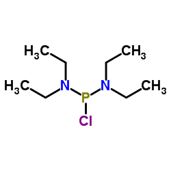 Bis(diethylamino)chlorophosphine structure, CAS 685-83-6