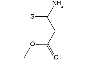 Methyl 3-amino-3-thioxopropanoate structure, CAS 689-09-8