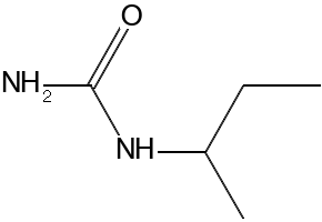 N-(1-Methylpropyl)urea structure, CAS 689-11-2