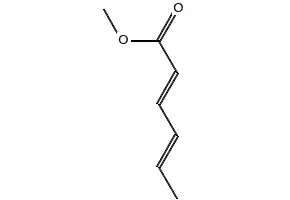 Methyl sorbate structure, CAS 689-89-4