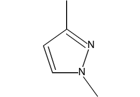 1,3-Dimethylpyrazole structure, CAS 694-48-4