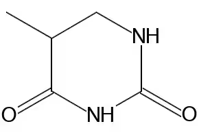 5,6-Dihydro-5-methyluracil structure, CAS 696-04-8