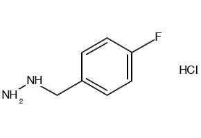 (4-Fluorobenzyl)hydrazine structure, CAS 699-05-8