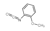 2-Methoxyphenyl isocyanate structure, CAS 700-87-8