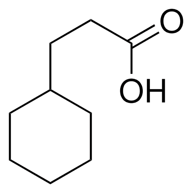 Cyclohexanepropionic acid structure, CAS 701-97-3