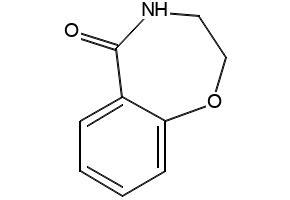 3,4-Hihydro-1,4-benzoxazepin-5(2H)-one structure, CAS 703-51-5
