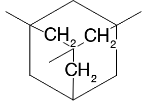 1,3,5-Trimethyladamantane structure, CAS 707-35-7