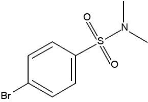 4-Bromo-N,N-dimethylbenzenesulfonamide structure, CAS 707-60-8