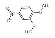 3,4-Dimethoxynitrobenzene structure, CAS 709-09-1
