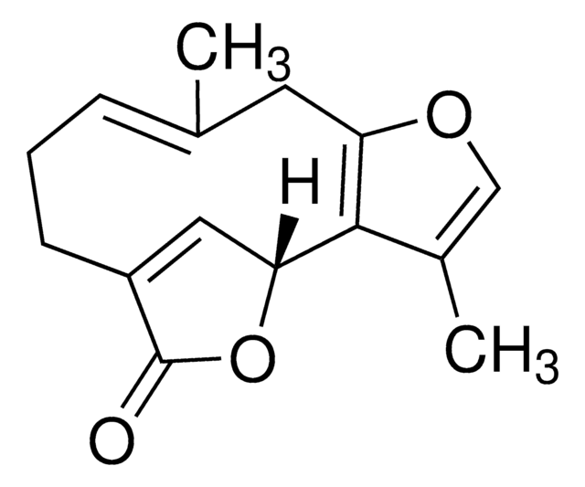 Linderalactone structure, CAS 728-61-0
