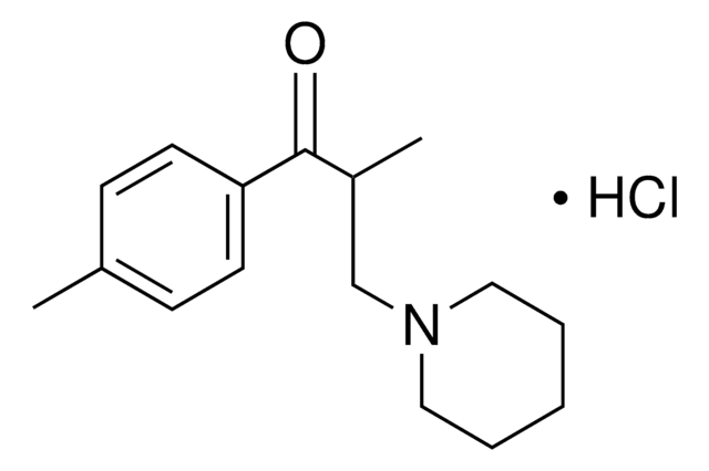 Tolperisone structure, CAS 728-88-1
