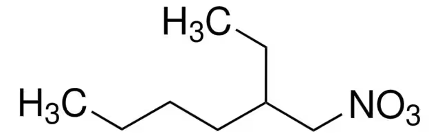2-ethylhexyl nitrate(2-EHN) structure, CAS 27247-96-6