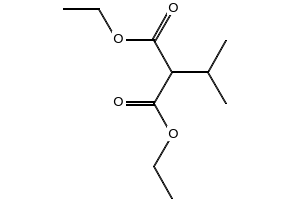 Diethyl isopropylmalonate structure, CAS 759-36-4