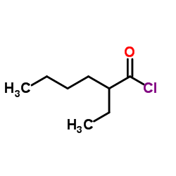 2-Ethylhexanoyl chloride structure, CAS 760-67-8