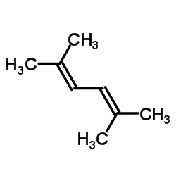2,5-Dimethyl-2,4-hexadiene structure, CAS 764-13-6