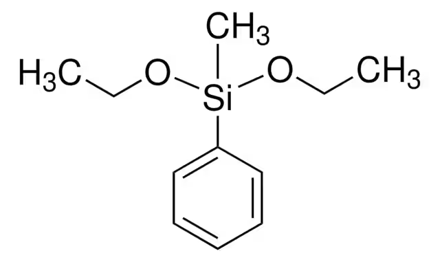 Diethoxy(methyl)phenylsilane structure, CAS 775-56-4