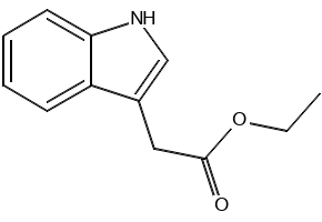 Ethyl 3-indoleacetate structure, CAS 778-82-5