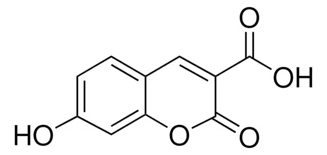 7-Hydroxycoumarin-3-carboxylic acid structure, CAS 779-27-1