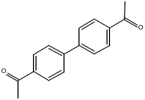 4,4'-Diacetylbiphenyl structure, CAS 787-69-9