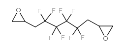 1,4-Bis(2',3'-epoxypropyl)perfluorobutane structure, CAS 791-22-0