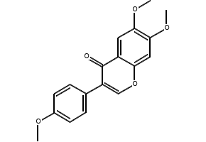 4',6,7-Trimethoxyisoflavone structure, CAS 798-61-8