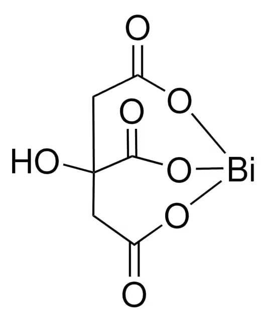 Bismuth citrate structure, CAS 813-93-4