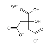Strontium citrate structure, CAS 813-97-8