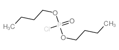 Dibutyl chlorophosphate structure, CAS 819-43-2