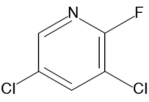 2-Fluoro-3,5-dichloropyridine structure, CAS 823-56-3