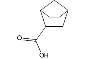 Norbornane-2-carboxylic acid structure, CAS 824-62-4