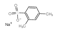 Sodium 2,4-dimethylbenzenesulfonate structure, CAS 827-21-4
