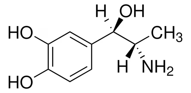 (-)-3,4-Dihydroxynorephedrine structure, CAS 829-74-3
