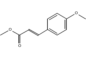 Methyl 4-methoxycinnamate structure, CAS 832-01-9