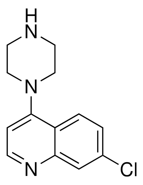 7-Chloro-4-piperazinoquinoline structure, CAS 837-52-5