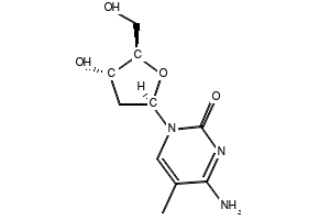 5-Methyl-2'-deoxycytidine structure, CAS 838-07-3