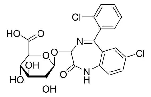 Lorazepam structure, CAS 846-49-1